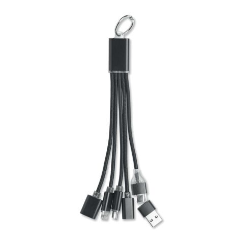 3in1 Ladekabel schwarz