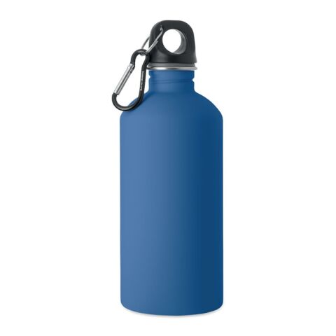 Werbeartikel Einwandige Trinkflasche 500ml – königsblau – mit Logo bedruckt