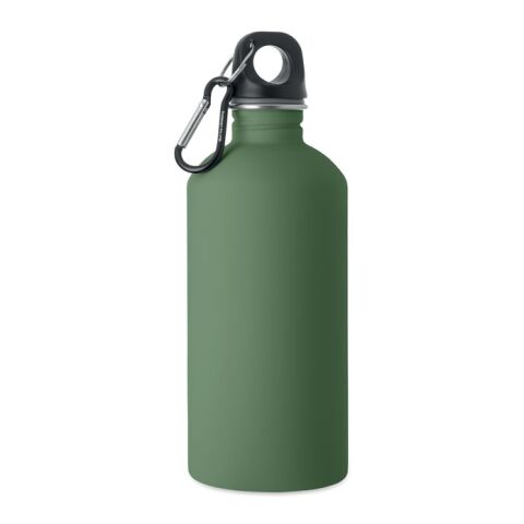 Werbeartikel Einwandige Trinkflasche 500ml – dunkelgrün – mit Logo bedruckt