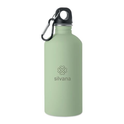 Werbeartikel Einwandige Trinkflasche 500ml – grün – mit Logo bedruckt