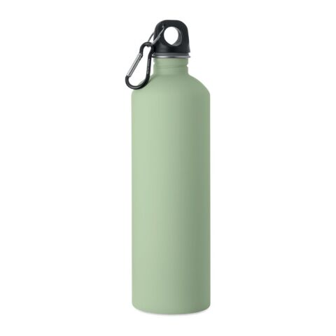 Werbeartikel Einwandige Trinkflasche 750 ml – grün – mit Logo bedruckt