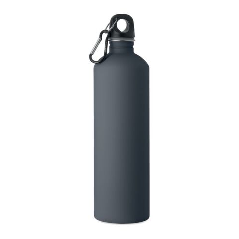 Werbeartikel Einwandige Trinkflasche 750 ml – marineblau – mit Logo bedruckt
