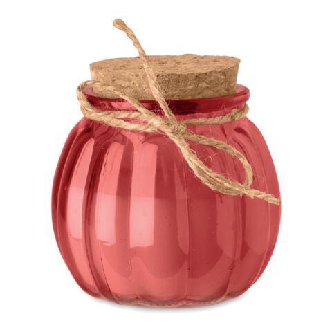 Kerze aus Pflanzenwachs rot