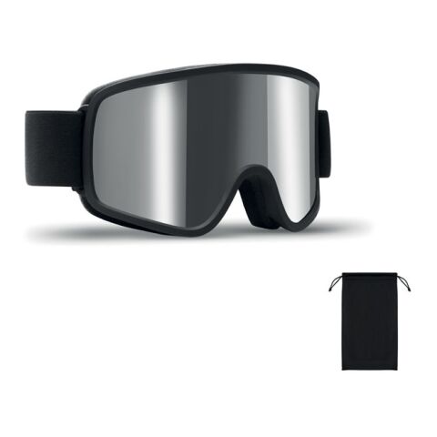 Skibrille UV400 transparent grau