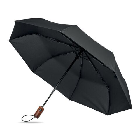 21" Automatik Regenschirm schwarz
