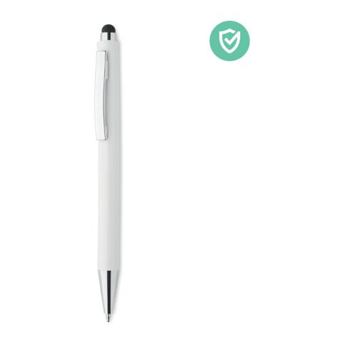 Antibakterieller Stift mit ABS und Touchpen weiß | ohne Werbeanbringung | Nicht verfügbar | Nicht verfügbar