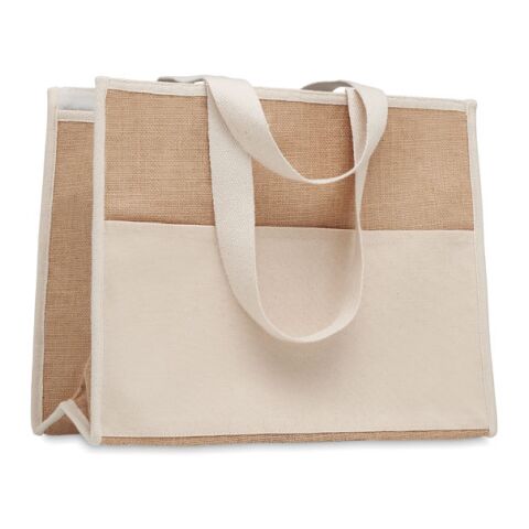 Jute-Canvas Shopping Tasche
