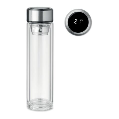 Flasche 390ml mit LED Anzeige transparent | ohne Werbeanbringung | Nicht verfügbar | Nicht verfügbar