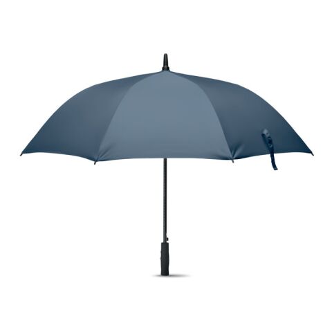 Werbeartikel Regenschirm mit ABS Griff – blau – mit Logo bedruckt