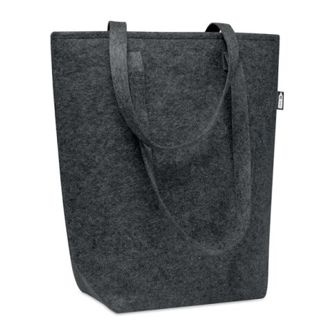 Shopping Tasche RPET-Filz dunkelgrau | ohne Werbeanbringung | Nicht verfügbar | Nicht verfügbar | Nicht verfügbar