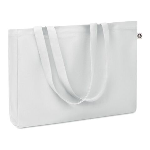 Recycelte Canvas-Tasche weiß | ohne Werbeanbringung | Nicht verfügbar | Nicht verfügbar | Nicht verfügbar