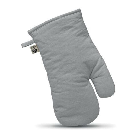 Werbeartikel Topfhandschuh – grau – mit Logo bedruckt