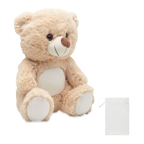 Großer Teddybär Recycelt PET beige | ohne Werbeanbringung | Nicht verfügbar | Nicht verfügbar | Nicht verfügbar