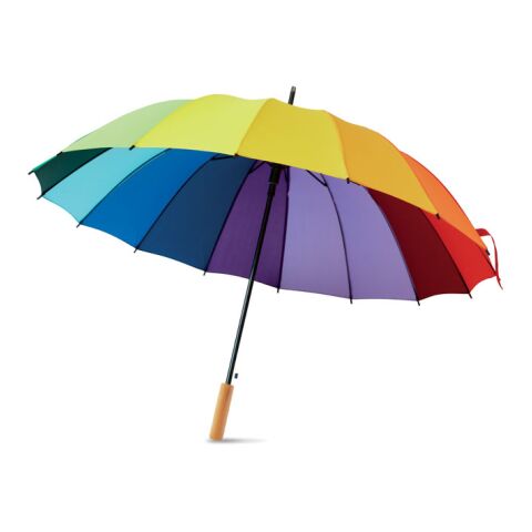 Regenschirm regenbogenfarbig bunt | ohne Werbeanbringung | Nicht verfügbar | Nicht verfügbar | Nicht verfügbar