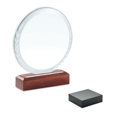 Runder Pokal Kristallglas