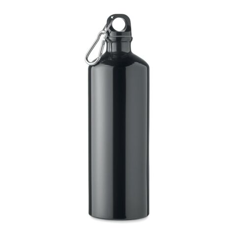 Trinkflasche Aluminium 1L schwarz | ohne Werbeanbringung | Nicht verfügbar | Nicht verfügbar | Nicht verfügbar