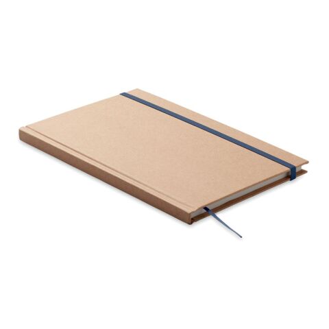 Nachhaltiger Werbeartikel DIN A5 Notizbuch 200 Blatt – blau – mit Logo bedruckt