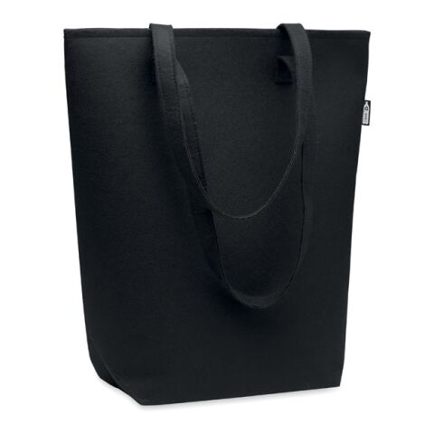 Einkaufstasche RPET-Filz schwarz | ohne Werbeanbringung | Nicht verfügbar | Nicht verfügbar | Nicht verfügbar