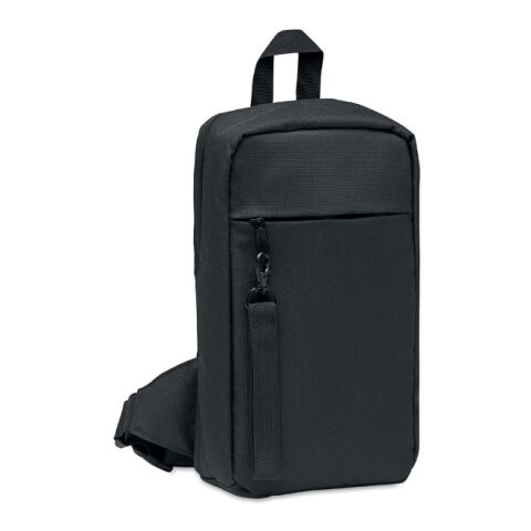 Crossbody-Tasche 600D Recycled PET schwarz | ohne Werbeanbringung | Nicht verfügbar | Nicht verfügbar | Nicht verfügbar