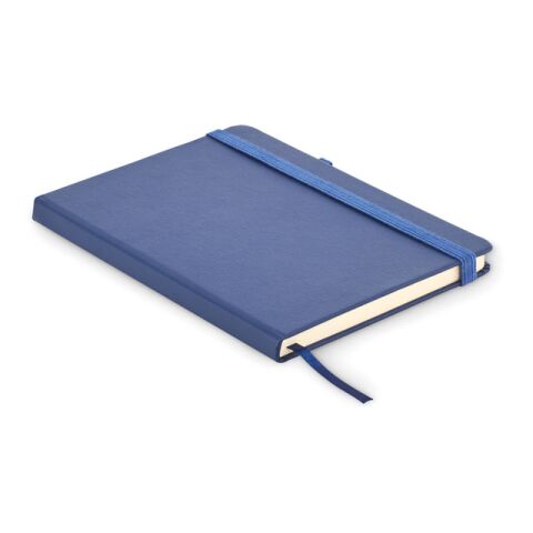 Nachhaltiger Werbeartikel DIN A5 Notizbuch PU MO6835- – blau – mit Logo bedruckt
