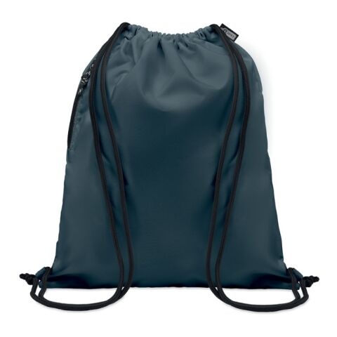 Großer Beutel mit Kordelzug RPET-Polyester marineblau