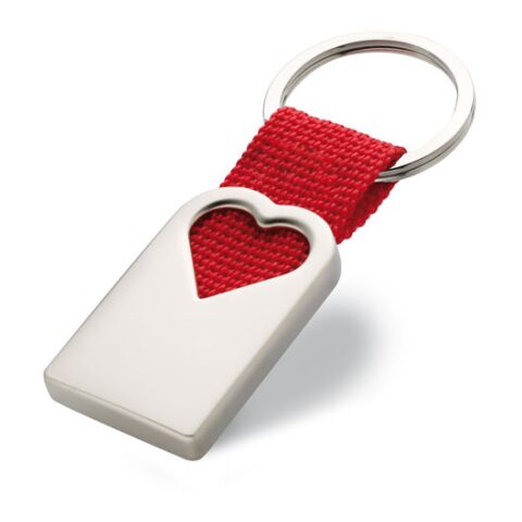 Schlüsselanhänger Herz rot | ohne Werbeanbringung | Nicht verfügbar | Nicht verfügbar