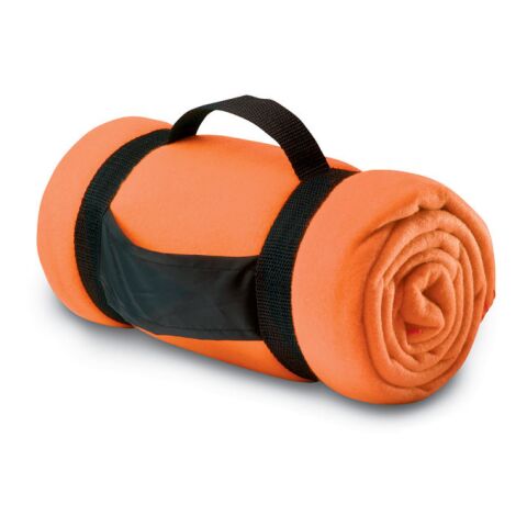 Fleece-Decke mit Trageriemen aus Nylon
