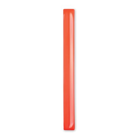 Snap-Reflektorband aus PVC orange | ohne Werbeanbringung | Nicht verfügbar | Nicht verfügbar