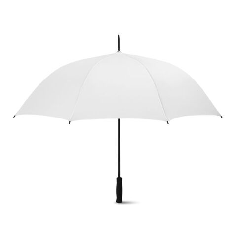 Werbeartikel Regenschirm 68,5 cm – weiss – mit Logo bedruckt