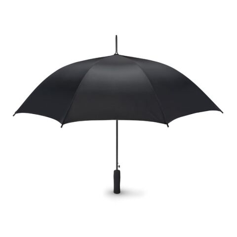 Werbeartikel 23" Automatik Regenschirm – schwarz – mit Logo bedruckt