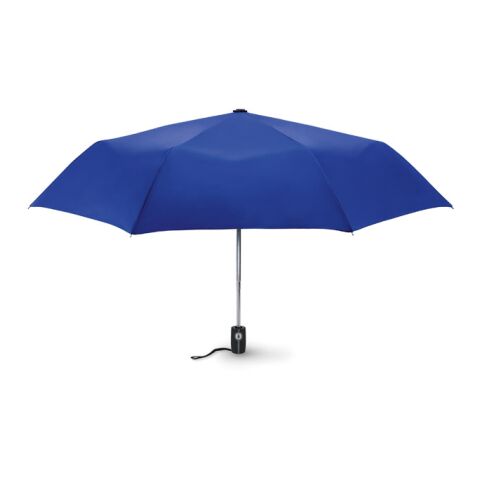 Werbeartikel Automatik Regenschirm Luxus gerader Griff – königsblau – mit Logo bedruckt