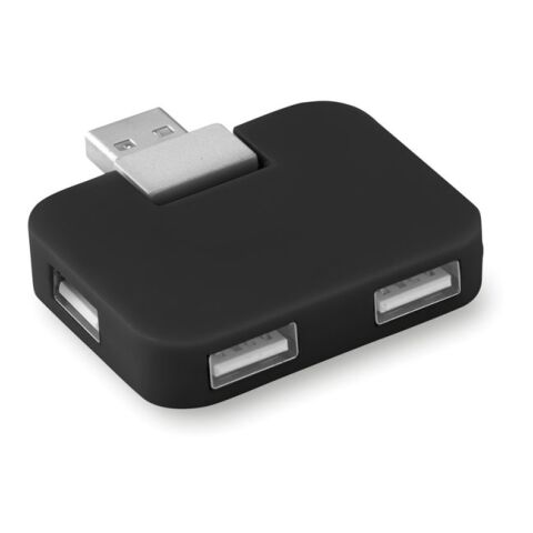 4 Port USB Hub ABS schwarz | ohne Werbeanbringung | Nicht verfügbar | Nicht verfügbar | Nicht verfügbar