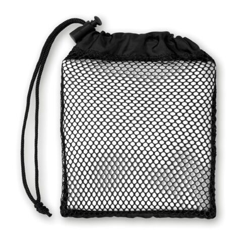 Werbeartikel Sporthandtuch in Tasche – weiss – mit Logo bedruckt