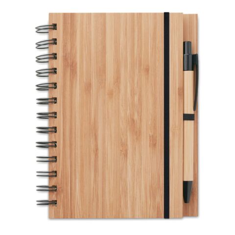 DIN A5 Notizbuch aus Bambus holzfarben | ohne Werbeanbringung | Nicht verfügbar | Nicht verfügbar