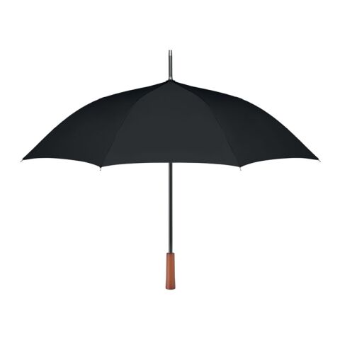 Regenschirm mit Holzgriff schwarz | ohne Werbeanbringung | Nicht verfügbar | Nicht verfügbar | Nicht verfügbar