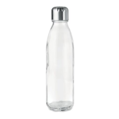 Werbeartikel Glas Trinkflasche 650ml – weiss – mit Logo bedruckt