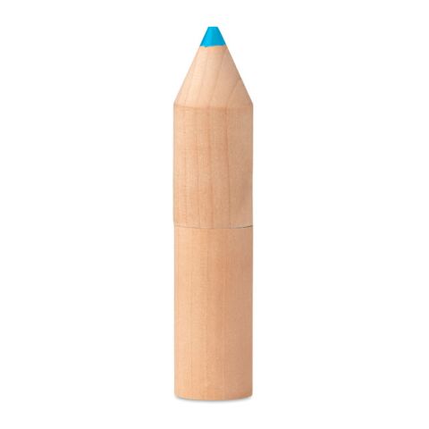 Holzbox mit 6 Stiften holzfarben | ohne Werbeanbringung | Nicht verfügbar | Nicht verfügbar