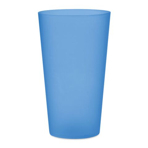 Festivalbecher "Large" aus Plastik, 500ml transparent blau | ohne Werbeanbringung | Nicht verfügbar | Nicht verfügbar