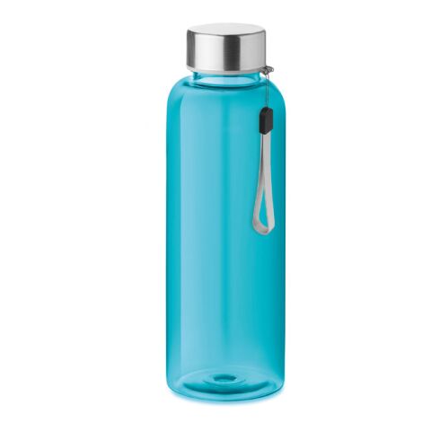 RPET Flasche 500ml transparent-blau | ohne Werbeanbringung | Nicht verfügbar | Nicht verfügbar | Nicht verfügbar