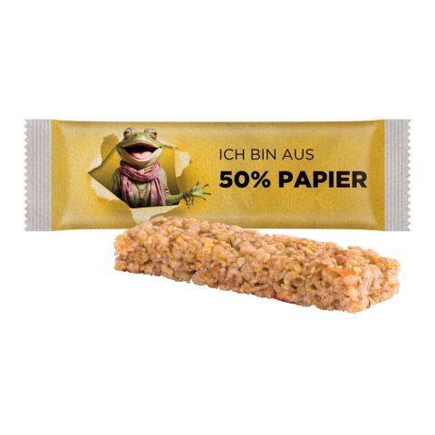 Müsliriegel Multikorn Apfel ohne Werbeanbringung | Folie, 50%Papieranteil