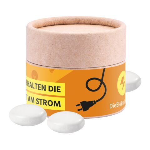 Papierdose Eco Mini ohne Werbeanbringung | Mentos Kaudragee Mint