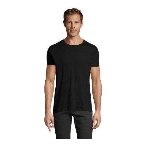 REGENT F HERRENT-SHIRT 150g tiefschwarz | XXL | 1-farbiger Siebdruck | Vorderseite Brust | 100 mm x 100 mm | Nicht verfügbar