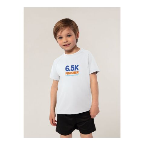 SPORTY KINDERT-SHIRT 140g aqua | 3XL | 1-farbiger Siebdruck | Rückseite | 170 mm x 250 mm | Nicht verfügbar