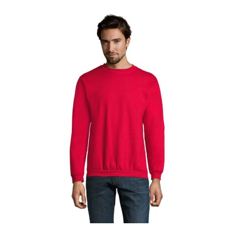 SPIDER HERREN SWEATER 260g rot | XXL | 1-farbiger Siebdruck | Rückseite | 280 mm x 400 mm | Nicht verfügbar