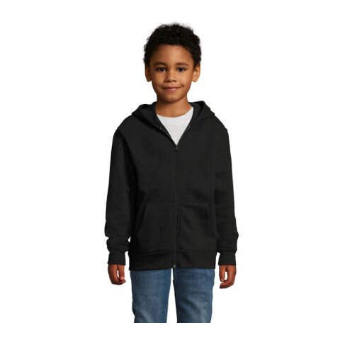 STONE KINDER HOODIE  260g schwarz | XXL | 1-farbiger Siebdruck | Vorderseite Brust | 70 mm x 70 mm | Nicht verfügbar