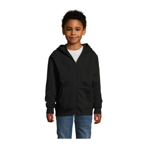 STONE KINDER HOODIE  260g schwarz | XXL | 1-color Siebdruck | Vorderseite Brust | 70 mm x 70 mm | Nicht verfügbar