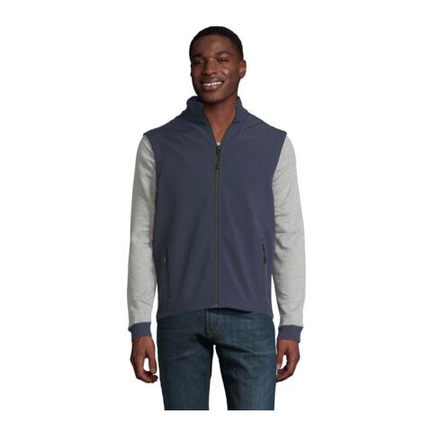 RACE BW HERR SOFTSHELL französisch blau | L | ohne Werbeanbringung