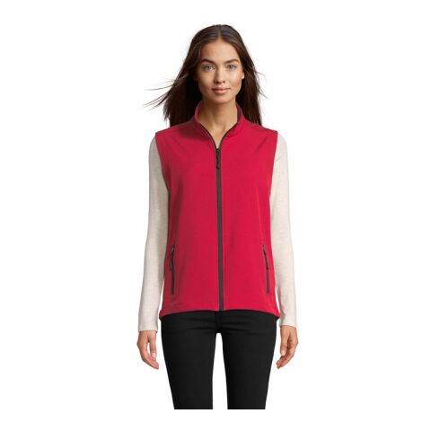 RACE BW WOMENSOFTSHELL paprikarot | M | ohne Werbeanbringung