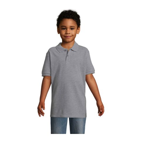 PERFECT KINDER POLO 180g grau melange 2 | 3XL | ohne Werbeanbringung | Nicht verfügbar | Nicht verfügbar | Nicht verfügbar