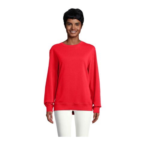 COMET SWEATER 280g rot | L | 1-farbiger Siebdruck | Vorderseite | 280 mm x 400 mm | Nicht verfügbar